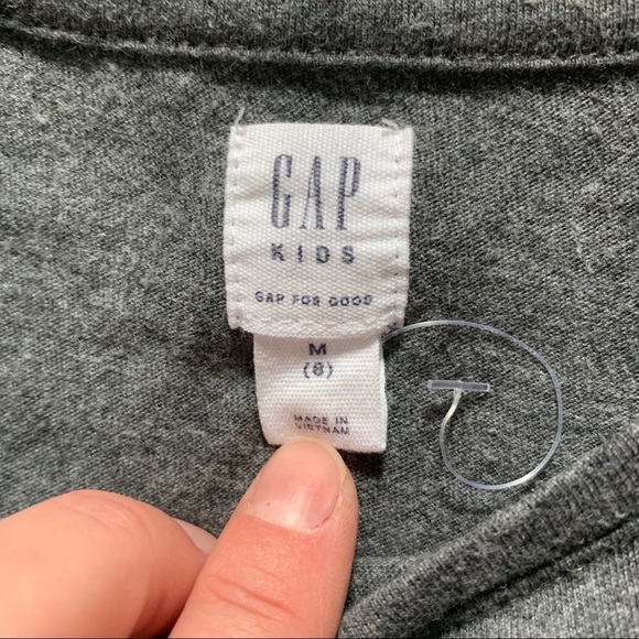 Gap Kids Grey and Pink Girls Graphic T-shirt M (8) - Picture 3 of 4